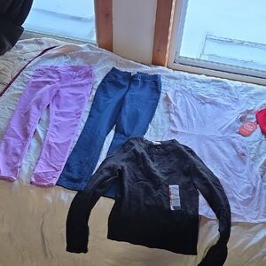 Wonder Nation Kids Clothing Pants, Dress, Top 7/8